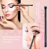 24 Pcs Eyeshadow Smudge Brush 2 in 1 Eyeshadow Double Ended Concealer Brush Under Eye Small Soft Firm Pointed Foundation Makeup Applicator for Blending Eye Shadow Liner(Black) view 3
