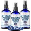 BodyJ4You Piercing Aftercare Spray - Saline Solution Natural Keloid Bump Removal - Ear Piercing Cleaner Nose Septum Belly Button Cartilage - Sea Salt Aloe Vera Rosemary - Fine Mist 3 x 2 Fl Oz view 1