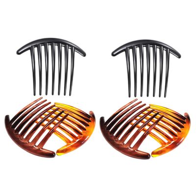 6pcs Seven-tooth Comb Wedding Head Pieces for Brides Accessories for Hair Bride Headpieces for Wedding Veils for Brides French Combs Accessories for Women French Hair Combs Dense