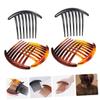 6pcs Seven-tooth Comb Wedding Head Pieces for Brides Accessories for Hair Bride Headpieces for Wedding Veils for Brides French Combs Accessories for Women French Hair Combs Dense view 2