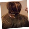 6pcs Seven-tooth Comb Wedding Head Pieces for Brides Accessories for Hair Bride Headpieces for Wedding Veils for Brides French Combs Accessories for Women French Hair Combs Dense view 4