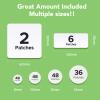 Pimple Patches (6 Sizes 188 Patches), Acne Patches for Large Zit Breakouts, Hydrocolloid Bandages for Face, Chin, Nose, Forehead, Body, Back, Neck & Chest, Round, Rectangle and Square Hydrocolloid view 2