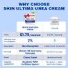 SKIN ULTIMA Urea Cream 40 Percent Plus 2% Salicylic Acid, 40% Urea Cream for Feet Maximum Strength, Foot Cream for Dry Cracked Feet, Heels, Knees, Hands & Elbows, Intensive Repair & Moisture, 5.29 oz view 2