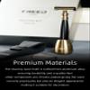 FREED Bronze Series Customized gifts Engraving Shaving Kit - Safety Razor with metal handle include razor travel case,razor base,and 10 blades,It's the best gift for men (Black) view 3