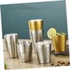 Didiseaon 3pcs Men Shaving Bowl Quality Stainless Steel Shaving Container for Soap Family Use view 2