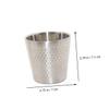 Didiseaon 3pcs Men Shaving Bowl Quality Stainless Steel Shaving Container for Soap Family Use view 3