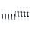 SaditY 120 pcs shaver cleaning brush maquina de afeitar para hombre electric shaver brush air blow cleaner ladies razor Mini Keyboard Brush Plastic multi-purpose brush man anti-static view 1