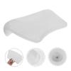SaditY 3 pcs Bathtub Pillow Non- Head Rest Cushion Shower Pillow Bathtub Head Neck Pillow Bath headrest Ergonomic Bath Pillow Soft Pillows spa tub Spa Pillow Washable White Bathtub mat t7 view 3