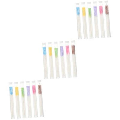 SaditY 1080 Pcs Ear piercing cleaning line ear piercing hole floss earrings hole cleaner ear cleaner lines ear piercing cleaning thread ear floss Disposable woman suite thin cotton thread