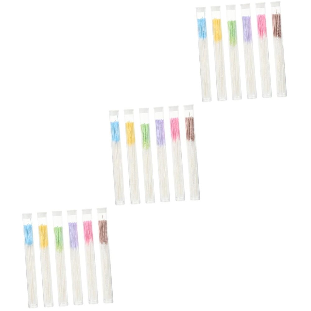 SaditY 1080 Pcs Ear piercing cleaning line ear piercing hole floss earrings hole cleaner ear cleaner lines ear piercing cleaning thread ear floss Disposable woman suite thin cotton thread