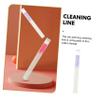 SaditY 1080 Pcs Ear piercing cleaning line ear piercing hole floss earrings hole cleaner ear cleaner lines ear piercing cleaning thread ear floss Disposable woman suite thin cotton thread view 2