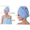 DOITOOL 70g Microfiber Hair Drying Towel Wrap for Fast Absorption Lightweight and Comfortable for Long Hair Blue for Post-Shower Use and Daily Care view 2