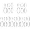 SaditY 60pcs Ingrown Toenail Correction Wire Fixer Professional Pedicure Strips Straightening Corrector Embedded Fixer Wire Clips Foot Ingrowing Household Nail Toenail Brace Curved, 3X3X1.5CMx5pcs view 1