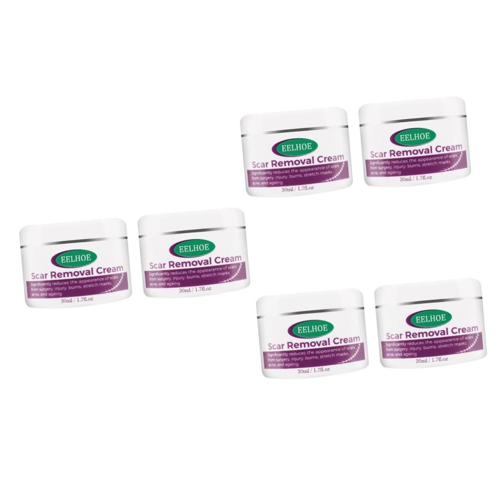 SaditY 6 pcs Scar Repair Cream Postpartum Line Gel Remove Pregnancy Cream scar cream Firm Body Cream Maternity Repair Cream abs stretch marks firming cream pregnant woman white, Whitex3pcs