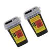 SaditY 2pcs Boxes Blade Storage Box Razor Bank Razor Blade Disposal Container Razor Blade Storagement Waste Blades Cases Flip Top Sharps Container Square Clamshell Modeling Box Plastic view 1