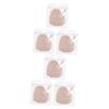 Didiseaon 6pcs Makeup Sponges for Foundation Facial Cleaning Pads Heart Shape Makeup Powder Cleaner view 1