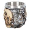 SaditY Vessel Tools 3pcs Stainless Facial Wet Bowl Cup Foaming Mens Tool Cream Shaving Skull for Steel Pattern Soap Cleansing Shave Men Beard Mug Container Lather Mens Shaving view 3