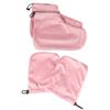 SaditY 2 Pairs Gloves hand wax paraffin wax foot cover paraffin manicure paraffin wax mitts nail tech accessories wax bath mitts warm mittens paraffin accessories hand use hand cover, 28x20cm, Pink view 1