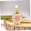 SaditY perfume bottle essential oil bottle perfume container portable retro perfume bottle empty makeup bottle arab perfumes arabic decor Essential Oil Dispenser Glass sample travel Rose view 4
