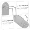 SaditY 2pcs Clipper Stand Electric Hair Trimmer Table Clipper Rack Universal Clipper Holder Hairdresser Tool Hair Trimmer Storage Rack Beard Shaver Rack Tool Stand Shelf Stainless Steel view 2