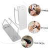 SaditY 2pcs Clipper Stand Electric Hair Trimmer Table Clipper Rack Universal Clipper Holder Hairdresser Tool Hair Trimmer Storage Rack Beard Shaver Rack Tool Stand Shelf Stainless Steel view 3