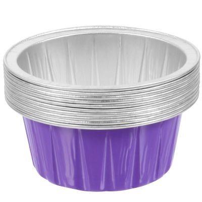 SaditY 30pcs Purple Beauty and Warmer, Replacement Men Foil Mixing Dye Bowls Aluminium Container Brazilian Beads Bowl Pallets Removal Supplies Kits Home Warmer Aluminum Bowls, Salon, Purplex3pcs