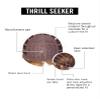 Hairuwear Hairdo Thrill Seeker Long Layered Tousled Waves Wig, Average Cap, SS14/25 Rooted Honey Ginger view 3
