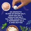 Amop Pedi Perfect Rejuvenating Foot Soak Foot Bath Bombs, Relaxing Foot Spa Fizzies with Epsom salt, Dead Sea & Himalayan Salt, Tea Tree Oil, Shea Butter to Soothe, Hydrate & Soften Tired Feet, 28 ct view 4