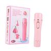 Balacoo 4 1 Charging Mode Wet and Dry USB Electric Miss Hair Removal Machine Hair Clipper Hair Remover Mini Eyebrow Trimmer Painless Washed Razor Remover Hair Removal Device Water Proof, 12X3cm, Pink view 4