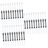 SaditY 180 pcs shaver cleaning brush computer cleaning kit electric trimmer brush beard razor brush electric shaver brush anti static brush fade brush man Nylon cell phone dust brush, mediumx3pcs view 1