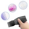 4 Pcs Root Comb Applicator Bottle 6oz,Hair Oil Applicator Bottle for Hair,Oil Comb Applicator Hair Bottle Applicator for Hair Dye Shampoos Hair Salons Camping Traveling (black+white+purple+pink) view 3