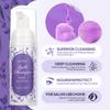 ACTROL Eyelash Extension Cleanser 60ML Colored Purple Lavender Lash Extension Shampoo Lavender Professional Eyelid Foaming Cleanser Paraben & Sulfate Free Non-lrritating view 4