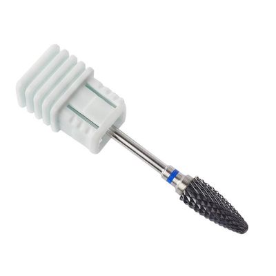 tooloflife Ceramic Nail Drill Bit Nail Art Accessories Cuticle Cleaner Tool for Polishing Fingernail Decorate Nail Black (M)