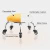 Swivel Stool Round Rolling Stool with Mute Pulley, 360 Swivel & Bold Pipe, Work Stool for Home Kitchen Spa Salon Tattoo, 20cm view 4
