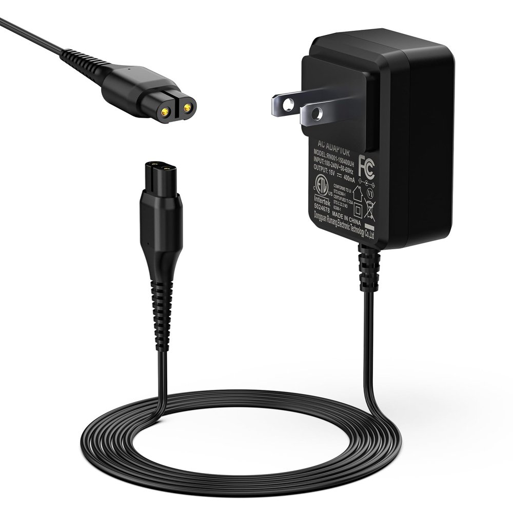 I IBACASE 4.3V OneBlader Charger Cord for Philips Replacement for Philips Norelco A00390 QP2520 QP2520/90 Trimmer Electric Razor Shaver Power Supply Cord