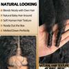 SOKU Afro Curly Lace Front Wig Synthetic T Part HD Transparent Lace Blends Kinky Straight Curly Ends Voluminous Bouncy Hair 20 Inch Natural Black Heat Friendly Black Women Must Have view 4