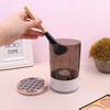 ACE4U Makeup Brush Cleaner Machine, 2024 New Automatic Spinning Makeup Brush Cleaner, Portable Electric Makeup Brush Cleaner (Color : Transparent) view 4
