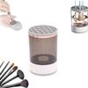 ACE4U Makeup Brush Cleaner Machine, 2024 New Automatic Spinning Makeup Brush Cleaner, Portable Electric Makeup Brush Cleaner (Color : Gris) view 1