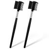 2Pcs Eyebrow Brush Comb and Eyelash Comb Separator, Eyebrow Makeup Brush Wands Eyebrow Lash Separator Tool for Eliminating Mascara Clumps, Grooming Shaping Brow, Separating Lashes, Eyelashes Extension view 1