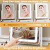 Gvnkvn Lighted Makeup Mirror, Hollywood Vanity Mirror with Lights, Three Color Lighting Modes, and Detachable 10X Magnification Mirror, Smart Touch Control, 360Rotation (15.2in. Gold) view 3