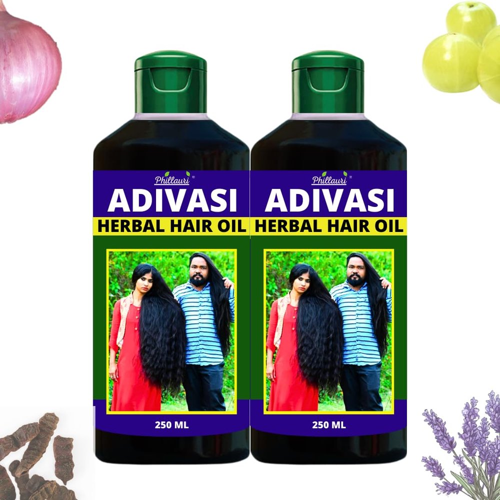 Adivasi Ayurvedic Herbal Hair Oil Made from Pure Ayurvedic Herbs