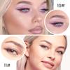 evpct 2Pcs Light Dark Purple Gel Eyeliner Pencils Eye Black Face Paint Stick Lipstick Halloween Makeup Set Waterproof Smudge Proof Eyeliner Pen Crayon Smokey Eye delineador de ojos contra el agua view 3