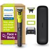 Philips Norelco OneBlade 360 with Connectivity Hybrid Face + Body, Electric Beard Trimmer, Shaver and Body Groomer Kit with 360 Blade Tech, 1x360 Blade, 5-in-1 Comb, Travel Case, Model QP4631/90 view 1