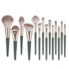 14 Makeup Tools, Foundation, Eyeshadow, Concealer, Lip Gloss, Makeup Brushes, Makeup Tools with PU Bag view 2