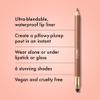 ICONIC LONDON Fuller Pout Sculpting Lip Liner | Blendable, Dual Ended Lip Liner with Creamy Colour and Lip Sponge for Buffing, Cruelty-Free, Vegan Makeup (T.T.Y.N) 0.036 Oz view 2
