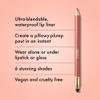 ICONIC LONDON Fuller Pout Sculpting Lip Liner | Blendable, Dual Ended Lip Liner with Creamy Colour and Lip Sponge for Buffing, Cruelty-Free, Vegan Makeup (Sister Sister) 0.036 Oz view 2