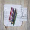Bulk Canvas Zipper Pouches - 50 Pack Canvas Material Wholesale Zipper Pouches for Pencils, Makeup, Coin, Cellphone and Other Accessories - Double Stitched Seams for Premium Quality (50 Pack, White) view 3