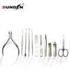 11 in 1 Manicure Set with Case Professional Manicure Tool Kit, anicure Sets Pedicure Kits Stainless Steel Nail Clipper Personal Care Tools with PU Leather Case, MK4203 view 2