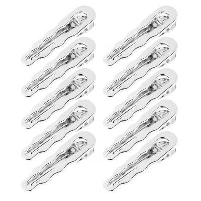 20PCS Silver Metal Duckbill Hair clips for Women Thin Hair,Diy Anti-slip Styling Barrettes for Thick hair,No Crease Duck Billed Hair Clip for Girls (Wave)