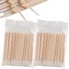 Fcozpjk 200PCS Precision Tip Cotton Swabs with Wooden Sticks, Pointed Tip Cotton Swabs for Nail Polish Touch Up, Disposable Makeup Applicators, Cotton Sticks for Makeup, Microblading Supplies view 1
